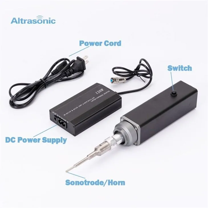 Portable ultrasonic homogenizer